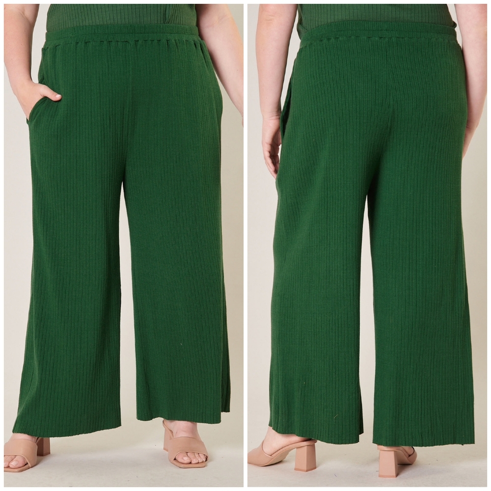 LAST 1❗️SUGARLIPS Curvy Plus Size 2-Piece Pants Set - Picture 6 of 7